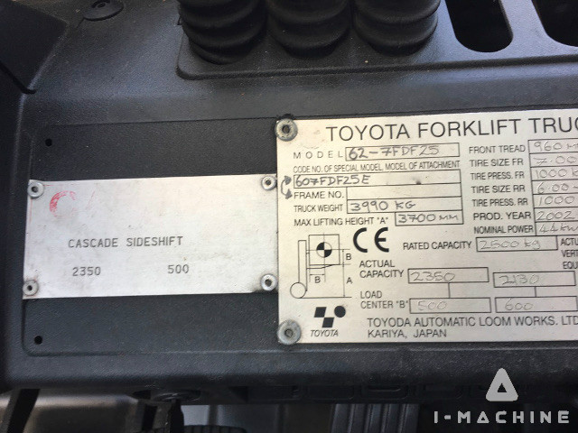 TOYOTA 62-7FDF25E