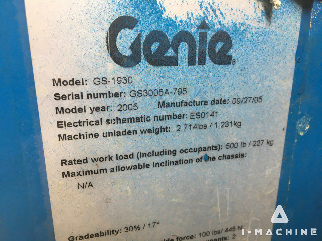 GENIE GS1930