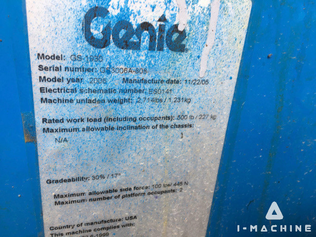 GENIE GS1930