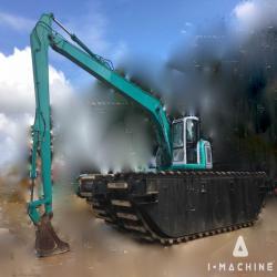 Excavator KOBELCO SK115SR Amphibious Excavator MALAYSIA, JOHOR