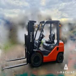 Forklifts TOYOTA 02-8FD25 Diesel Forklift MALAYSIA, JOHOR