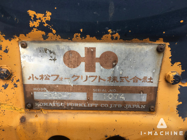 KOMATSU FD20-7