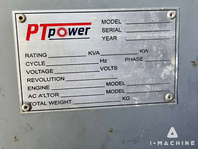 PT POWER PT50B-MSP
