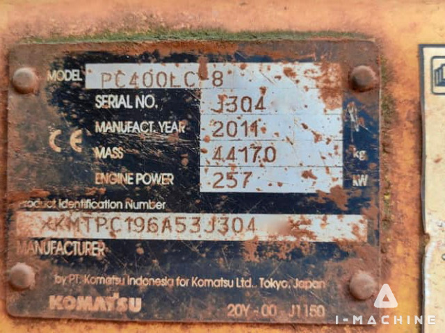 KOMATSU PC400LC-8