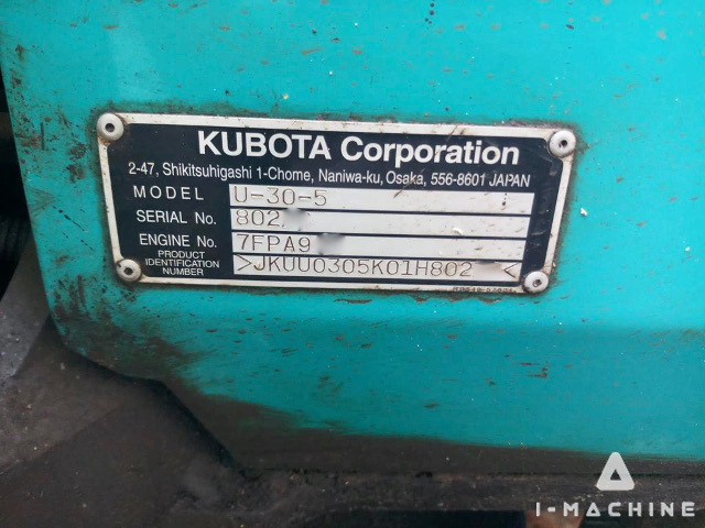 KUBOTA U30-5