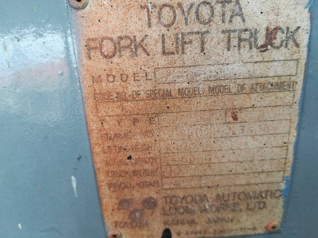 TOYOTA 3FD20