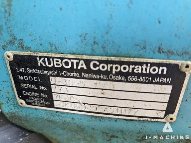 KUBOTA U30-5