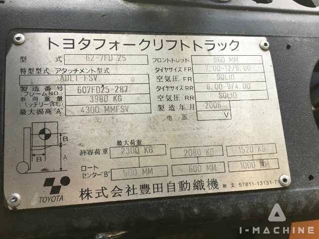 TOYOTA 62-7FD25