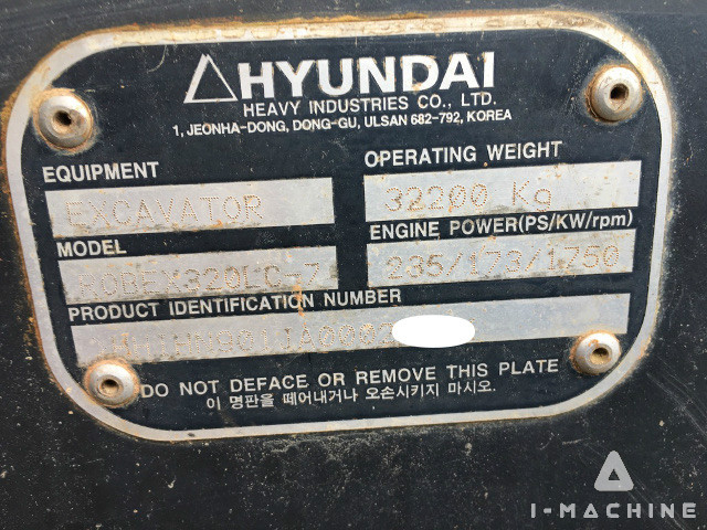 HYUNDAI 320LC-7